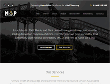 Tablet Screenshot of metalsandplant.co.uk